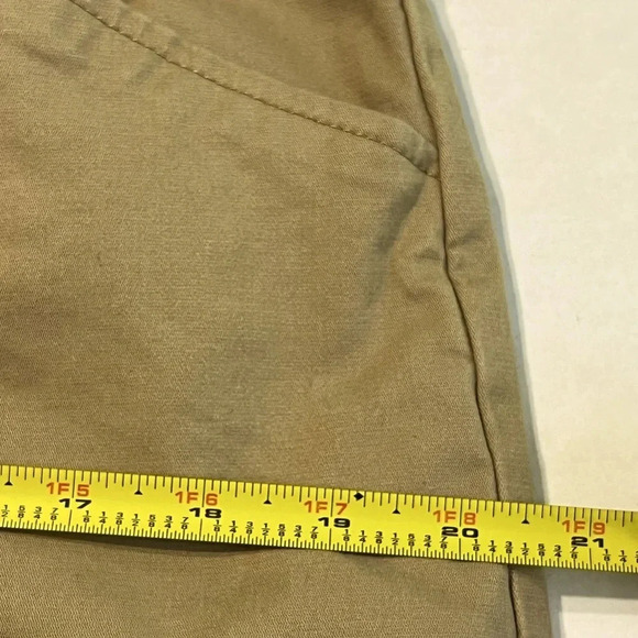 Lee relaxed fit classic 4 pocket style women pants size 16 medium color flax - Picture 5 of 15